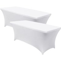 2er-Pack Hussen für rechteckige, klappbare Catering-Tische, 180 x 74 cm, 7house 2er-Pack Hussen für rechteckige, klappbare Catering-Tische, 180 x 74 cm, 7house von 7H SEVEN HOUSE