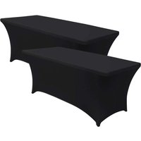 2er-Pack Hussen für rechteckige, klappbare Catering-Tische, 180 x 74 cm, 7house 2er-Pack Hussen für rechteckige, klappbare Catering-Tische, 180 x 74 cm, 7house von 7H SEVEN HOUSE