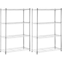 2er-Pack Metallregale mit 4 verstellbaren Böden 137x91,4x35,5cm 320kg 7house 2er-Pack Metallregale mit 4 verstellbaren Böden 137x91,4x35,5cm 320kg 7house von 7H SEVEN HOUSE