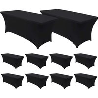Mega-Packung mit 10 rechteckigen, faltbaren Catering-Tischdecken 150 x 74 cm 7house Mega-Packung mit 10 rechteckigen, faltbaren Catering-Tischdecken 150 x 74 cm 7house von 7H SEVEN HOUSE