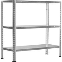 SteelSmart Modulares Metallregal mit 3 Böden 120kg 70x30x70cm 7house von 7H SEVEN HOUSE