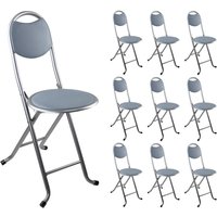 10er-Pack Klapphocker mit Rückenlehne 32x36x73,5cm 7house 10er-Pack Klapphocker mit Rückenlehne 32x36x73,5cm 7house von 7HOUSE