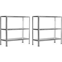 2er-Pack SteelSmart Modulares Metallregal mit 3 Böden 120kg 70x30x70cm 7house 2er-Pack SteelSmart Modulares Metallregal mit 3 Böden 120kg 70x30x70cm 7house von 7HOUSE