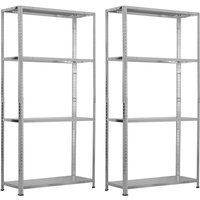 2er-Pack SteelSmart Modulares Metallregal mit 4 Böden 160kg 145x30x70cm 7house 2er-Pack SteelSmart Modulares Metallregal mit 4 Böden 160kg 145x30x70cm 7house von 7HOUSE