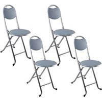 4er-Pack Klapphocker mit Rückenlehne 32x36x73,5cm 7house 4er-Pack Klapphocker mit Rückenlehne 32x36x73,5cm 7house von 7HOUSE