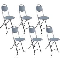 6er-Pack Klapphocker mit Rückenlehne 32x36x73,5cm 7house 6er-Pack Klapphocker mit Rückenlehne 32x36x73,5cm 7house von 7HOUSE