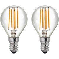 2er-Pack LED-Glühbirnen mit sphärischem Filament E14 4W Equi.40W 470lm 2700K 25000H 7hSevenOn Premium 2er-Pack LED-Glühbirnen mit sphärischem Filament E14 4W Equi.40W 470lm 2700K 25000H 7hSevenOn Premium von 7HSEVENON