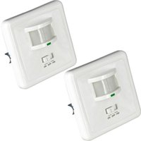 7hsevenon - 2er-Pack Schalter mit Infrarot-Bewegungsmelder und 7h SevenOn Home Dämmerungssensor von 7HSEVENON