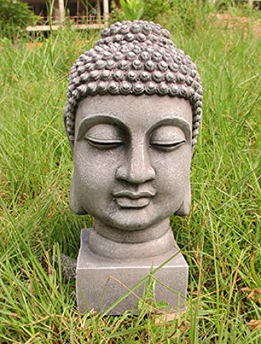7even Buddha Kopf ca. 32cm - robust und wetterfest in original Steinoptik von 7even
