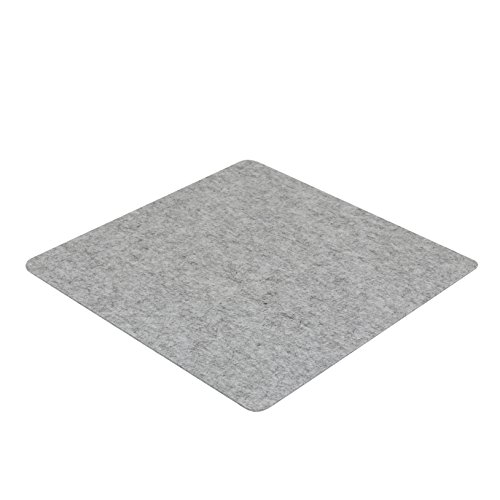 7even Filz Auflage 30 x 30 cm für z.B. Cube Hocker Grau - Einseitig 4mm von 7even