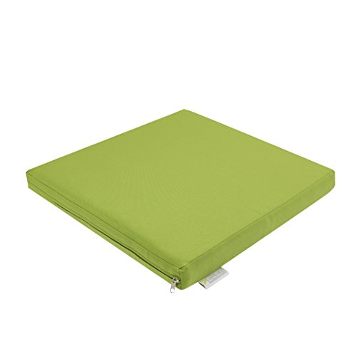 7even In & Outdoor Lounge Kissen 40cm Green/Wasserfestes Kissen 40 x 40 x 5 cm von 7even