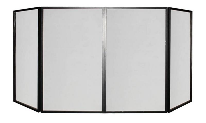 7even Klapptisch Faltbares Tischcover / DJ Screen Bar Pult Screen 280 x 120cm 4 teilig von 7even