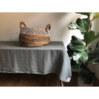 Leinen Tischdecke. Luna Style Hochwertige Tischdecke Aus Reinem Leinen. 100% Natürlich, Ökologisch & Nachhaltig Und in Handarbeit Hergestellt Leinen Tischdecke. Luna Style Hochwertige Tischdecke Aus Reinem Leinen. 100% Natürlich, Ökologisch & Nachhaltig Und in Handarbeit Hergestellt von 7linen