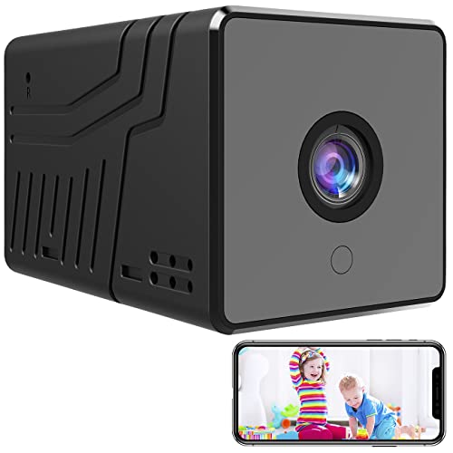 7links Mikrokamera: 2K-Mini-IP-Überwachungskamera mit WLAN, Nachtsicht, 4 Std. Akku, App (Kamera mit Akku, Micro IP Kamera, Überwachungssystem Funk) von 7links
