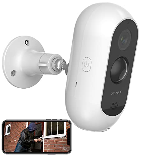 7links IP Camera Akku: Akku-Outdoor-IP-Überwachungskamera, Full HD, WLAN & App, IP65 (Elesion Überwachungskamera, Überwachungskamera außen kabellos, Fernbedienungen) von 7links