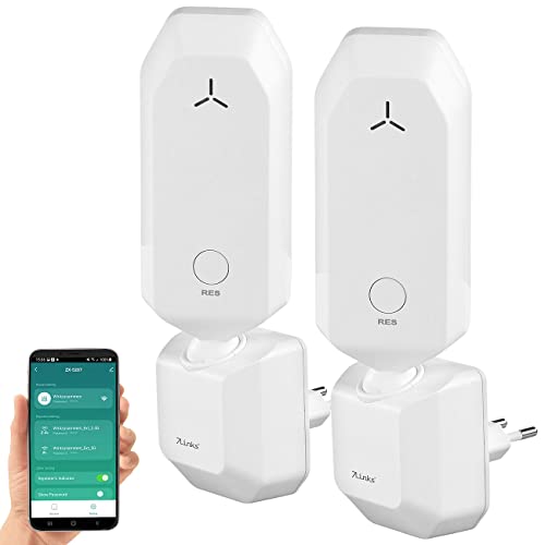 7links Mini WLAN-Repeater: 2er-Set WLAN-Repeater mit ausrichtbarer Antenne, App, 300 Mbit/s (Wireless Repeater, WPS Repeater) von 7links