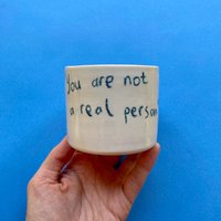 Handgemachte Keramik Kendall Roy Sagte Einmal Becher No.2 von 7thHouseCeramics