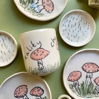 Handgefertigte Keramiktasse Realitätscheck von 7thHouseCeramics