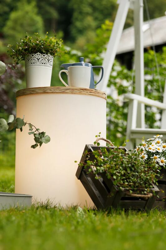 8 Seasons Design Dekoleuchte Shining Drum Solar inkl. Deckel von 8 seasons design