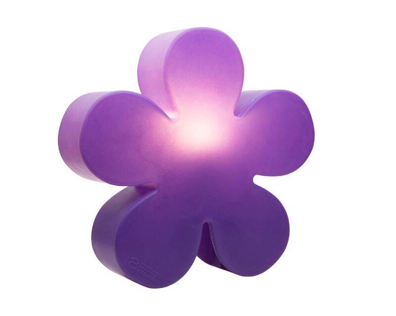 8 Seasons Design Motivleuchte Shining Flower 60 cm lila von 8 seasons design