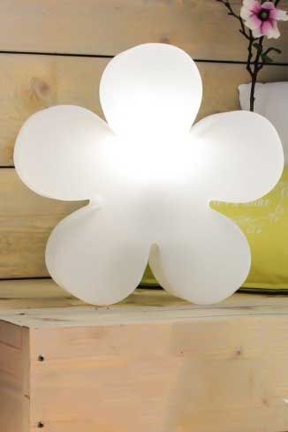 8 Seasons Design Motivleuchte Shining Flower 60 cm weiß von 8 seasons design