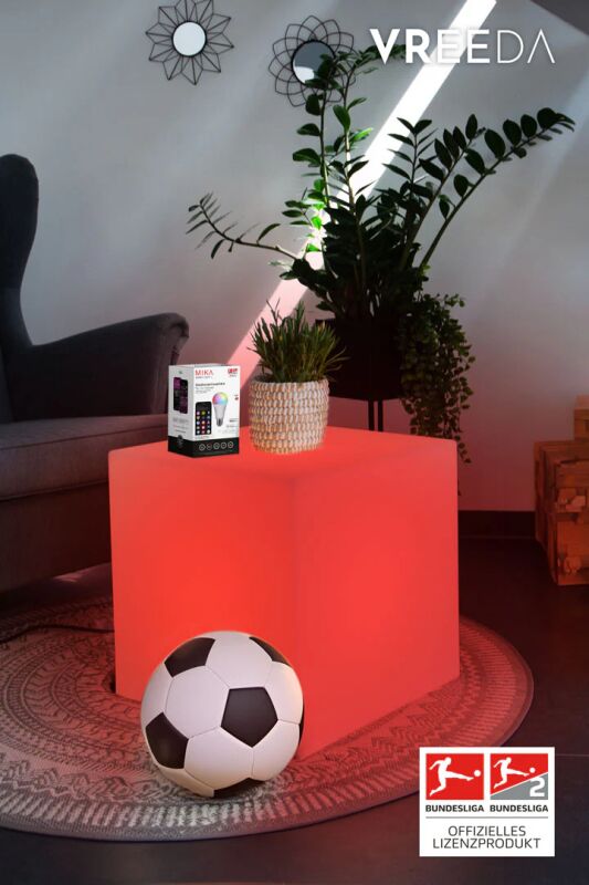 8 Seasons Design Shining Cube mit MIKA Fußball Licht 43cm 8 Seasons Design Shining Cube mit MIKA Fußball Licht 43cm von 8 seasons design