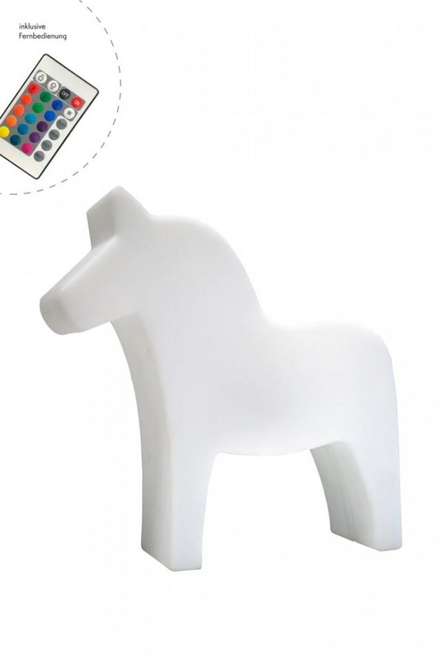 8 seasons design Dekolicht 8 seasons - Motivleuchte Shining Dala Horse 43 cm RGB von 8 seasons design