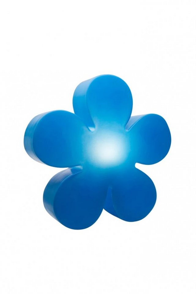 8 seasons design Dekolicht 8 seasons - Motivleuchte Shining Flower Durchmesser 40 cm blau von 8 seasons design