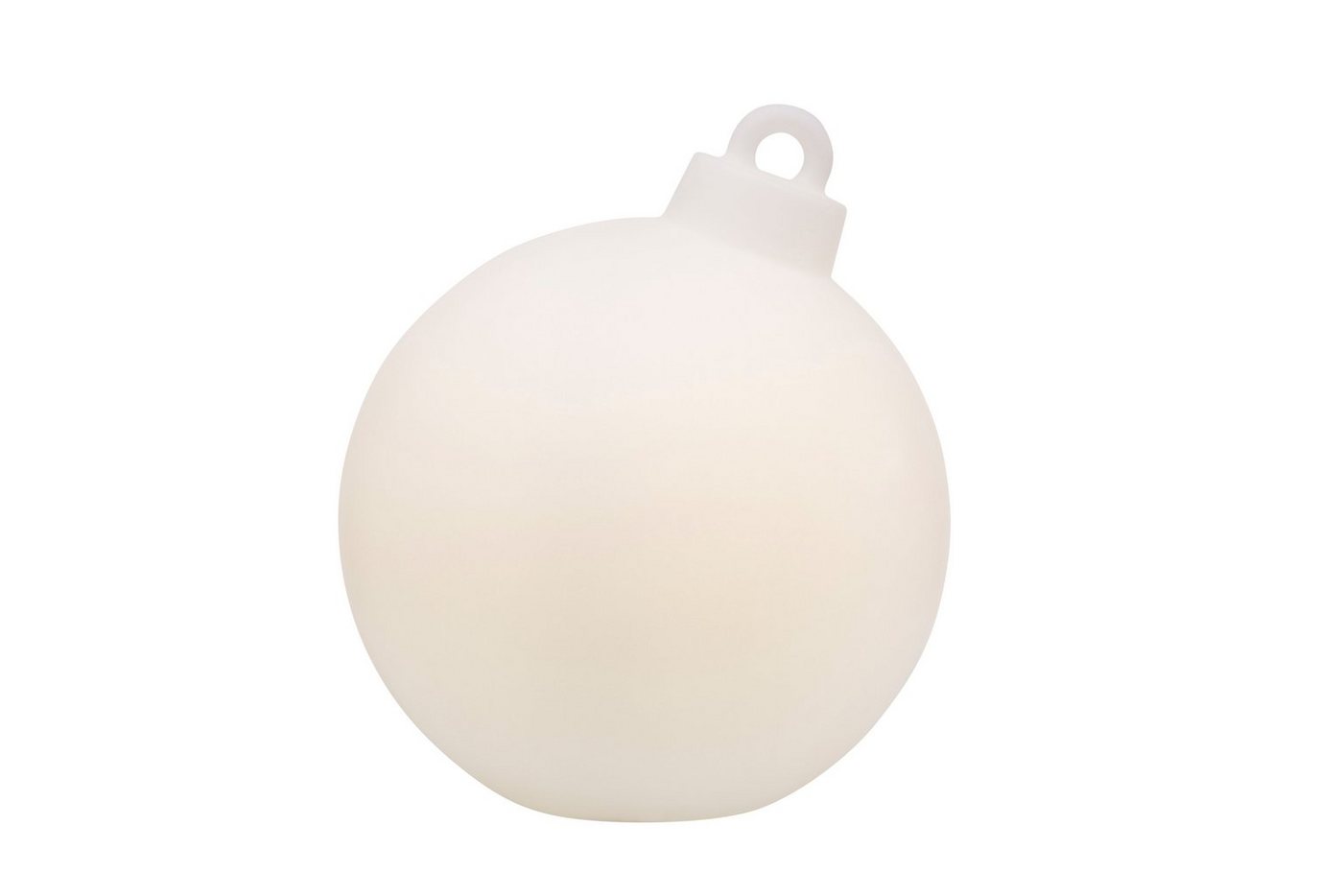 8 seasons design Gartenleuchte Shining Christmas Ball, LED WW, LED wechselbar, Warmweiß, Ø 33 cm weiß für In- und Outdoor von 8 seasons design