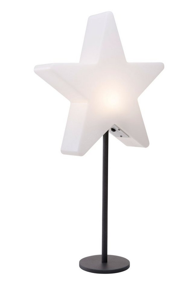 8 seasons design LED Stern Shining Window Star, LED fest integriert, Tageslichtweiß, 30 cm weiß für In- und Outdoor von 8 seasons design