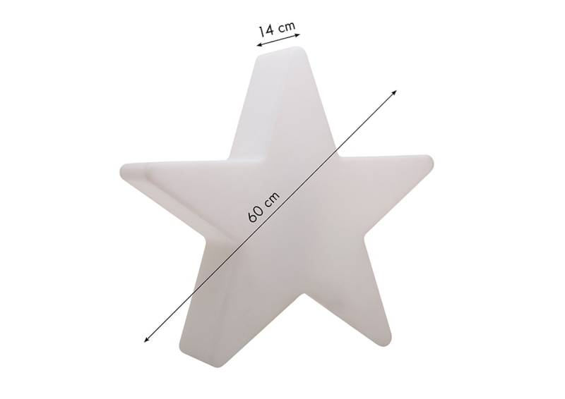 8 seasons design LED-Dekoleuchte Shining Star Ø 60 cm (RGB) von 8 seasons design