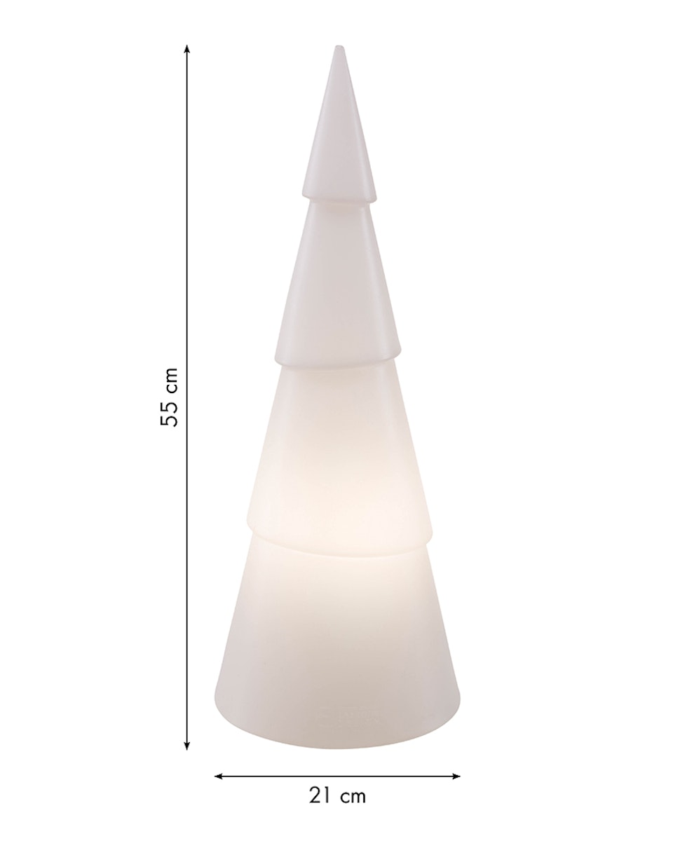 8 seasons design LED-Dekoleuchte Shining Tree rund 55 cm (WW) von 8 seasons design