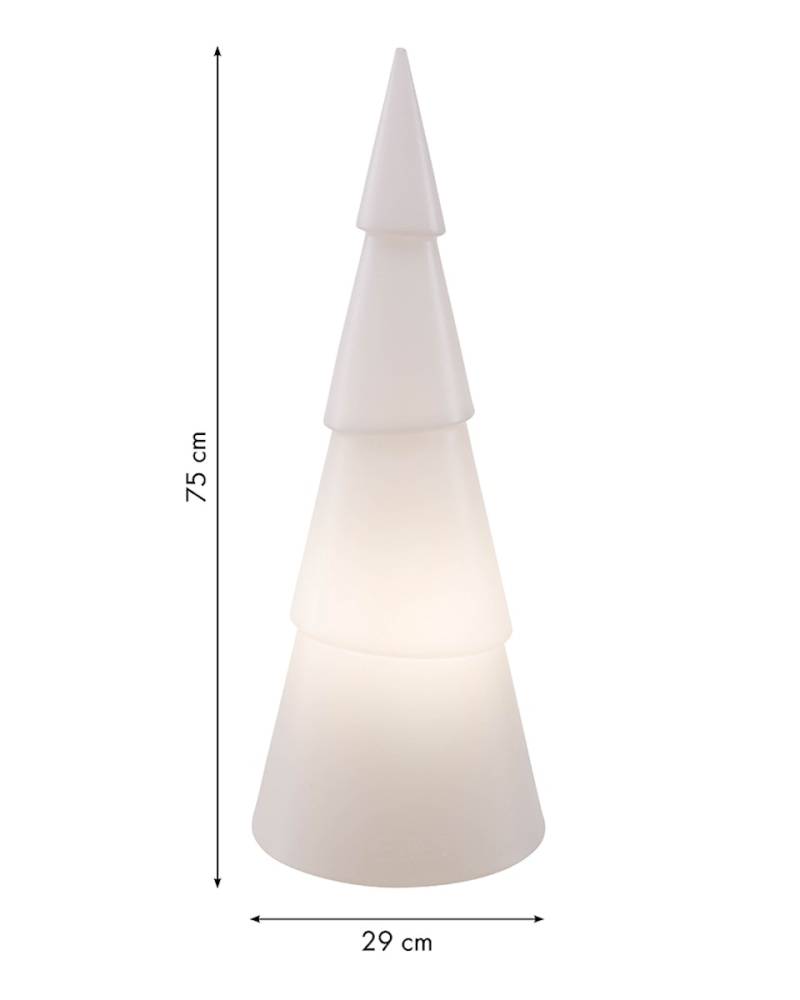 8 seasons design LED-Dekoleuchte Shining Tree rund 75 cm (RGB) von 8 seasons design