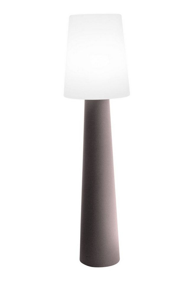 8 seasons design LED Stehlampe Shining No. 1, LED WW, LED wechselbar, warmweiß, 160 cm taupe für In- und Outdoor von 8 seasons design