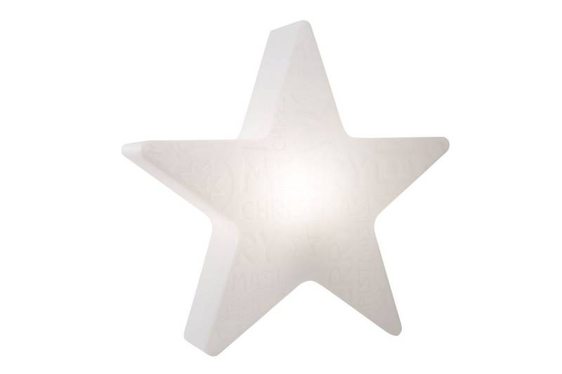 8 seasons design LED Stern Shining Star Merry Christmas", LED WW, LED wechselbar, Warmweiß, 60 cm weiß für In- und Outdoor" von 8 seasons design