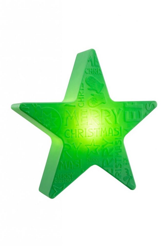 8 seasons design LED Stern Shining Star Merry Christmas Durchmesser 60 cm grün von 8 seasons design