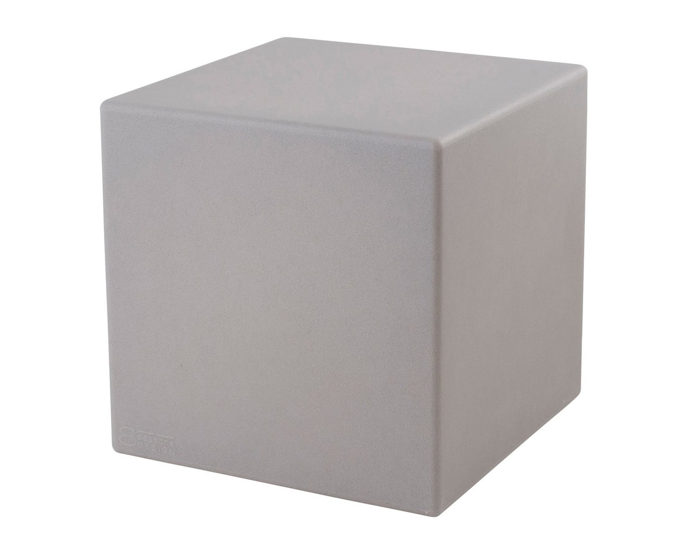 8 seasons design LED Würfel Shining Cube, LED WW, LED wechselbar, Warmweiß, 33 cm grau für In- und Outdoor von 8 seasons design