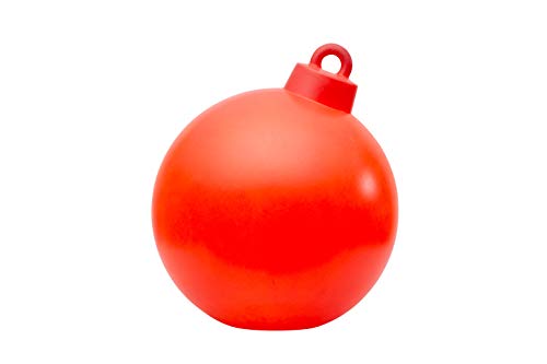 8 seasons design | Leuchtdekoration Weihnachtsbaumkugel Shining Christmas Ball (E27, Ø 33 cm, IP44 spritzwassergeschützt, Indoor & Outdoor) rot von 8 seasons