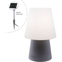 8 seasons design No. 1 LED Solar-Tischleuchte grau von 8 seasons design