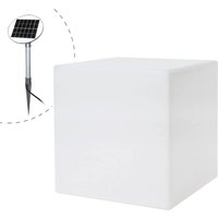 8 seasons design Shining Cube 33 LED Solar- / Dekoleuchte weiß von 8 seasons design