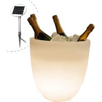 8 seasons design Shining Curvy Cooler LED Solar- / Dekoleuchte & Weinkühler von 8 seasons design