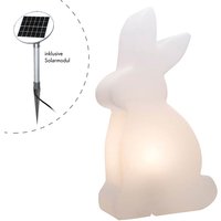 8 seasons design Shining Rabbit LED Solar- / Dekoleuchte Höhe: 70 cm, weiß von 8 seasons design