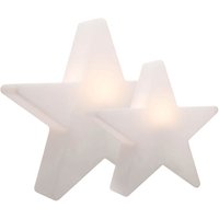 8 seasons design Shining Star Dekoleuchte 40 und 60 cm, 2er-Set von 8 seasons design