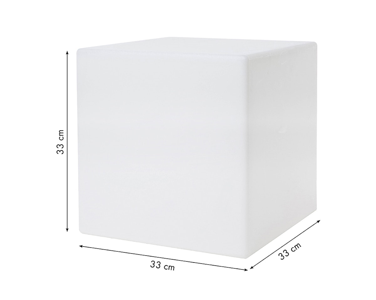 8 seasons design Solar LED-Dekoleuchte Shining Cube 33 cm von 8 seasons design