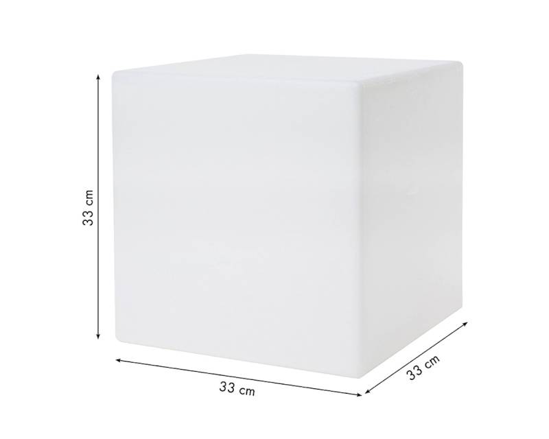8 seasons design Solar LED-Dekoleuchte Shining Cube 33 cm von 8 seasons design