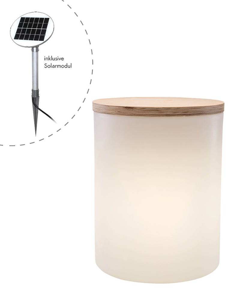 8 seasons design Solar LED-Dekoleuchte Shining Drum von 8 seasons design