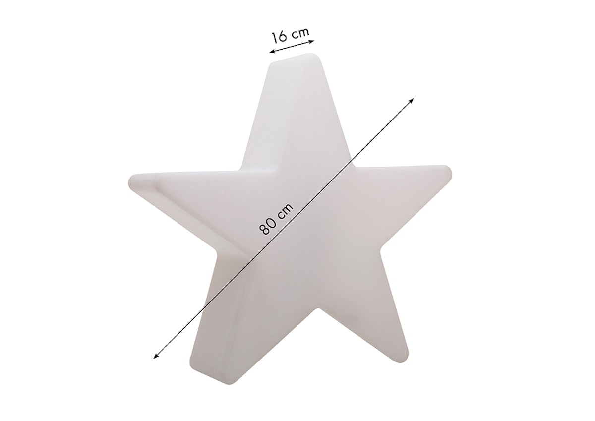 8 seasons design Solar LED-Dekoleuchte Shining Star Ø 80 cm von 8 seasons design
