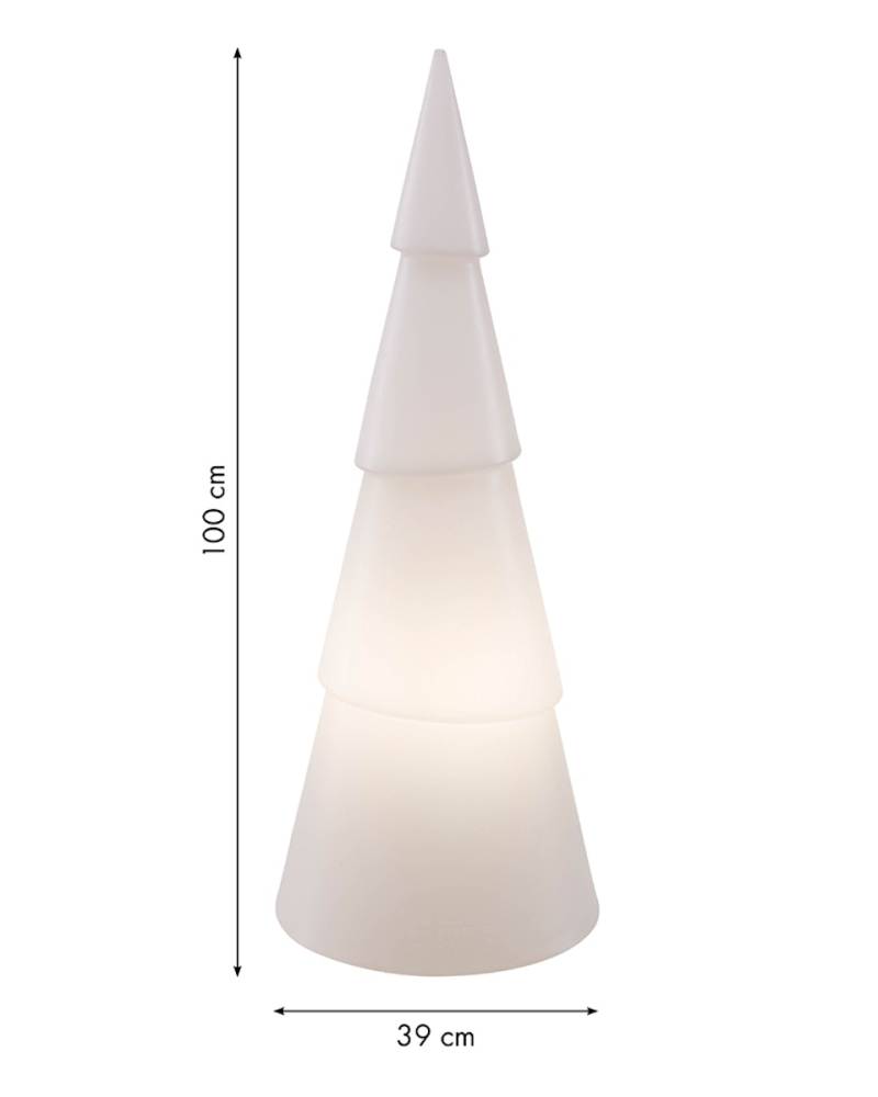 8 seasons design Solar LED-Dekoleuchte Shining Tree rund 100 cm von 8 seasons design