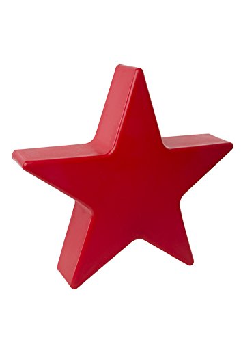 8 seasons design | Stern Deko Stimmungsleuchte Shining Star (E27, Ø 60 cm, IP44 niederschlagsbeständig, Winterdekoration, Beleuchtung für Garten & Haus) rot von 8 seasons