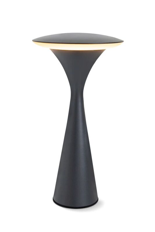 Akku LED Tischleuchte Hello Space anthrazit Akku LED Tischleuchte Hello Space anthrazit von 8 seasons design